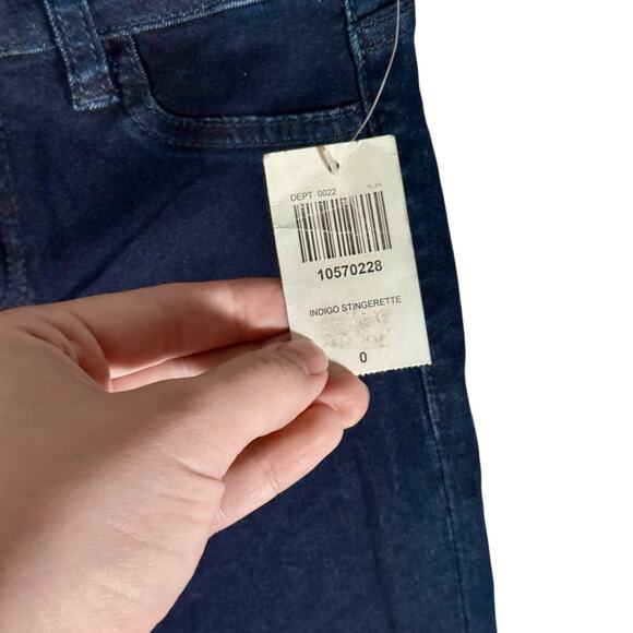 Blackheart Hot Topic NWT Women's Junior 0 Indigo Stingerette Super Skinny Jeans - Picture 7 of 10